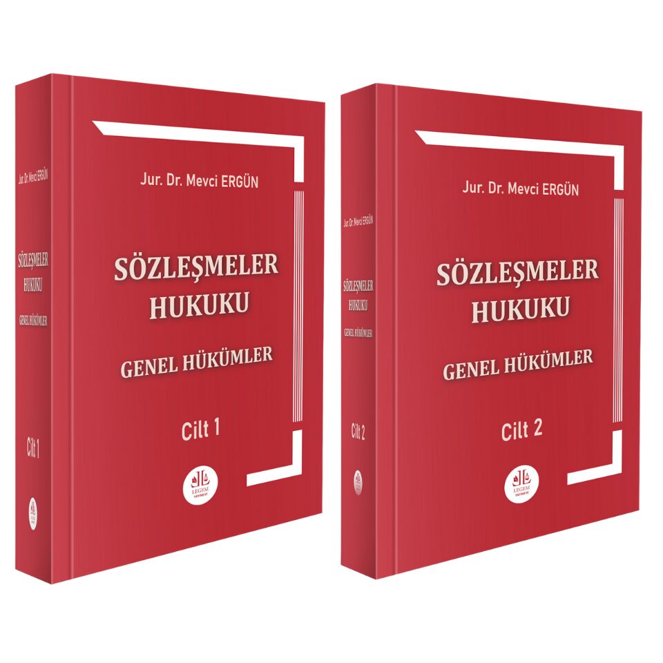 Sözleşmeler Hukuku Genel Hükümler (2 Cilt)