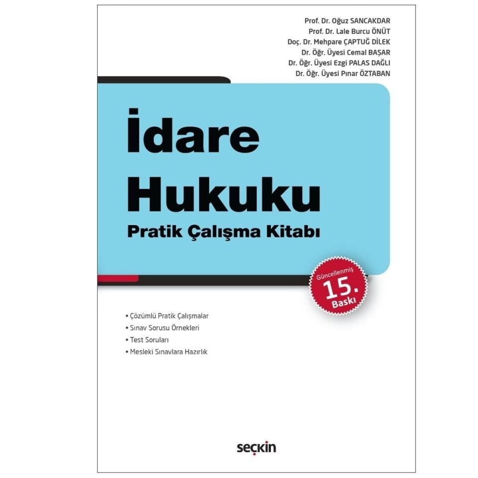 İdare Hukuku Pratik Çalışma Kitabı