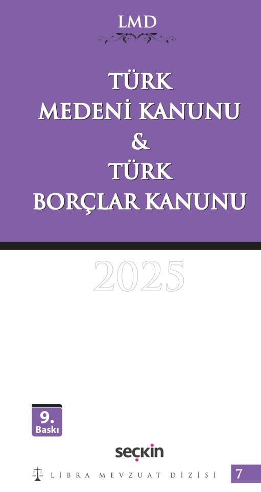 Türk Medeni Kanunu &Amp; Türk Borçlar Kanunu / Lmd–7