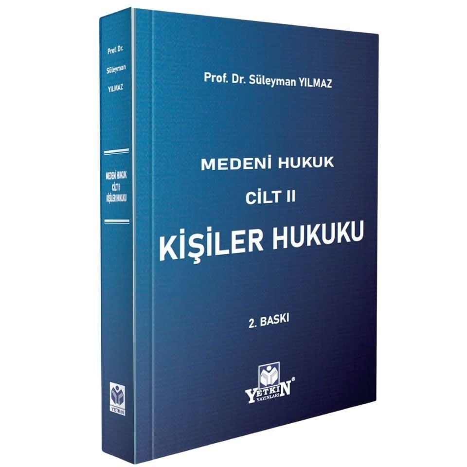 Medeni Hukuk Cilt II Kişiler Hukuku