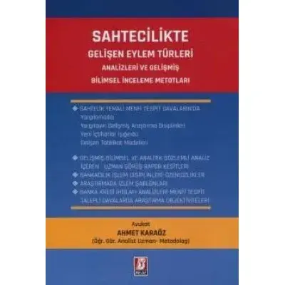Sahtecilikte Gelişen Eylem Türleri