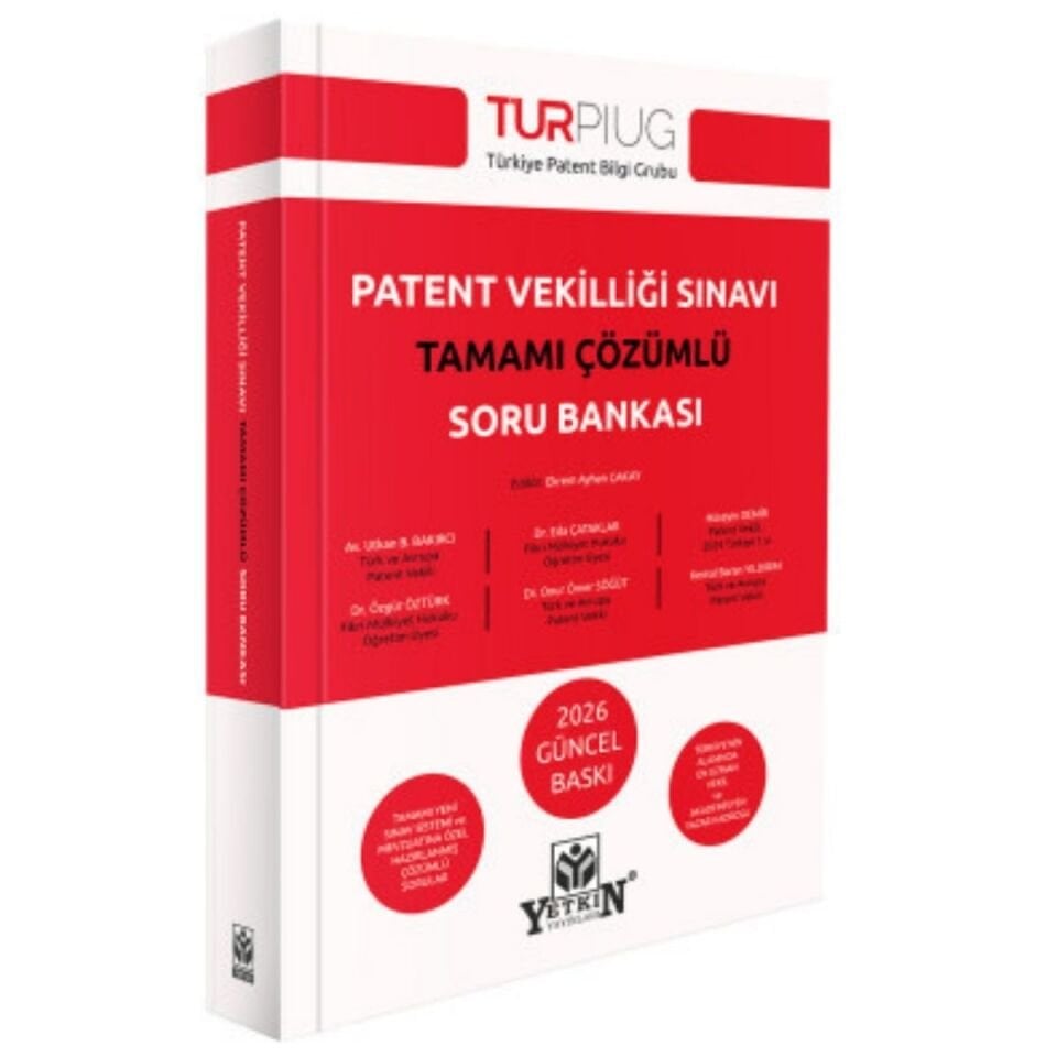 Patent Vekilliği Sınavı Tamamı Çözümlü Soru Bankası