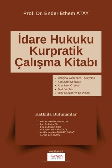 İdare Hukuku Kurpratik Çalışma Kitabı