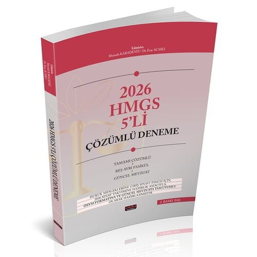 Hmgs 5'Li Çözümlü Deneme Sınavı Savaş Yayınları 2026