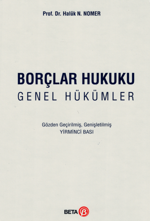 Borçlar Hukuku Genel Hükümler