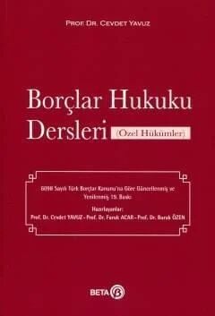 Borçlar Hukuku Dersleri (Özel Hükümler)
