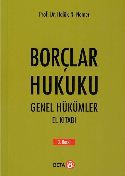 Borçlar Hukuku Genel Hükümler El Kitabı