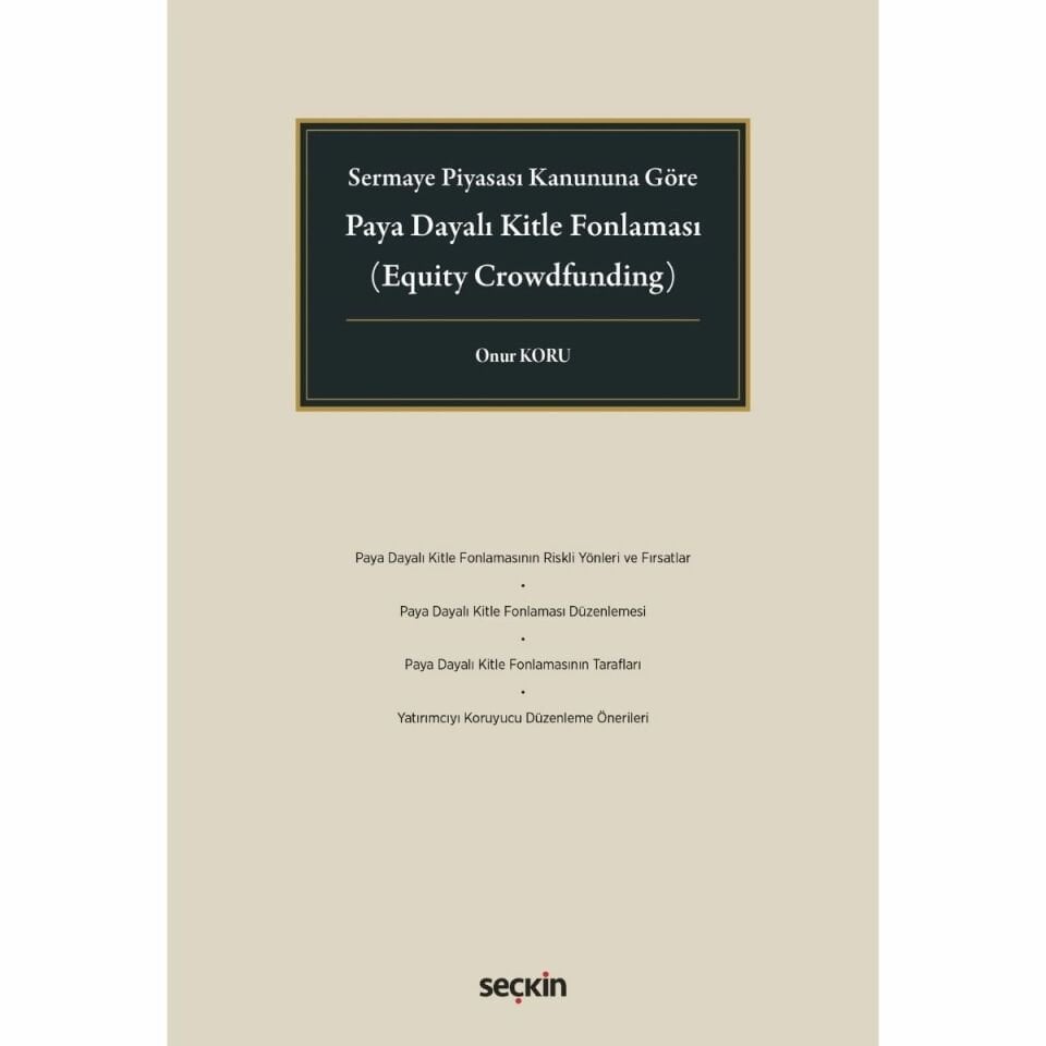 Sermaye Piyasası Kanununa Göre Paya Dayalı Kitle Fonlaması