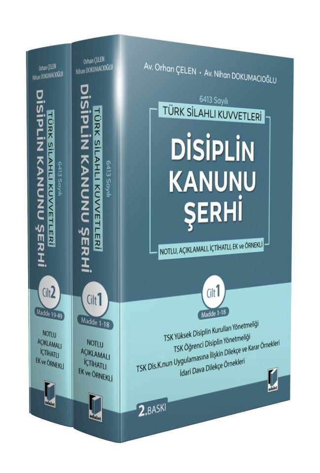 Türk Silahlı Kuvvetleri Disiplin Kanunu Şerhi (2 Cilt)