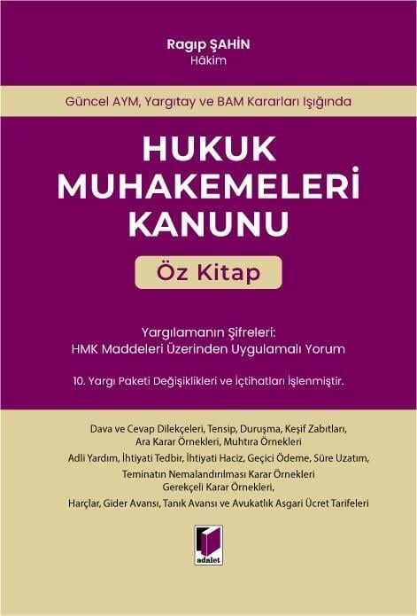 Hukuk Muhakemeleri Kanunu “Öz Kitap”