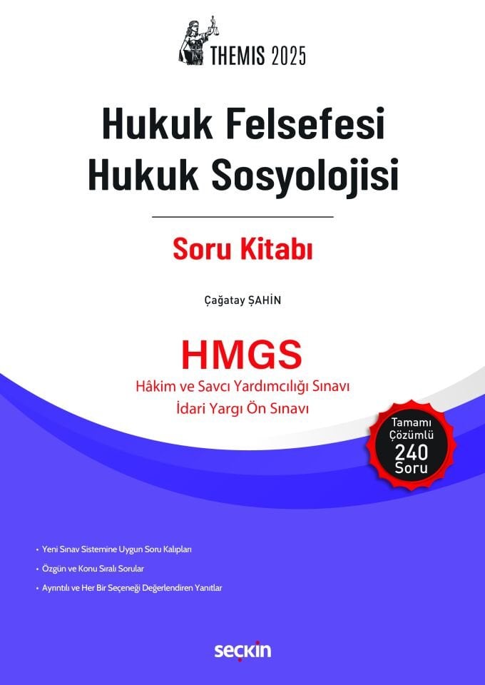Themıs – Hukuk Felsefesi Hukuk Sosyolojisi Soru Kitabı