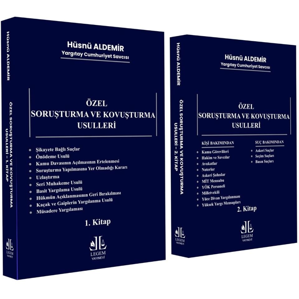 Özel Soruşturma ve Kovuşturma Usulleri