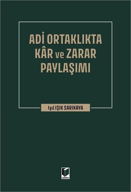 Adi Ortaklıkta Kar Ve Zarar Paylaşımı
