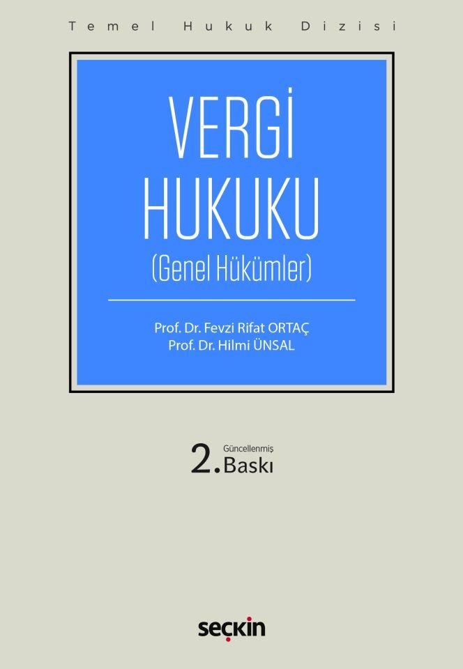 Vergi Hukuku Genel Hükümler (THD)