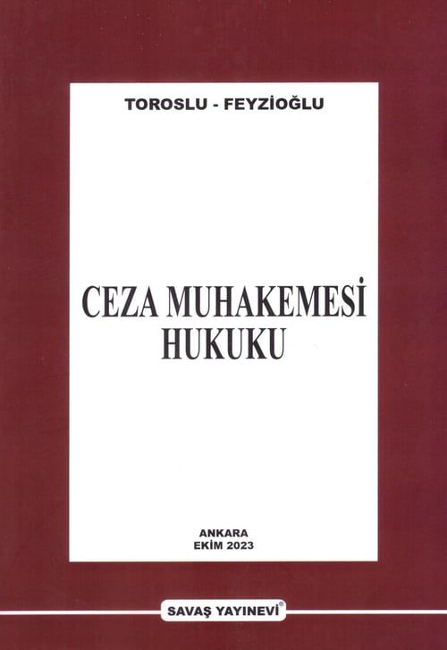 Ceza Muhakemesi Hukuku