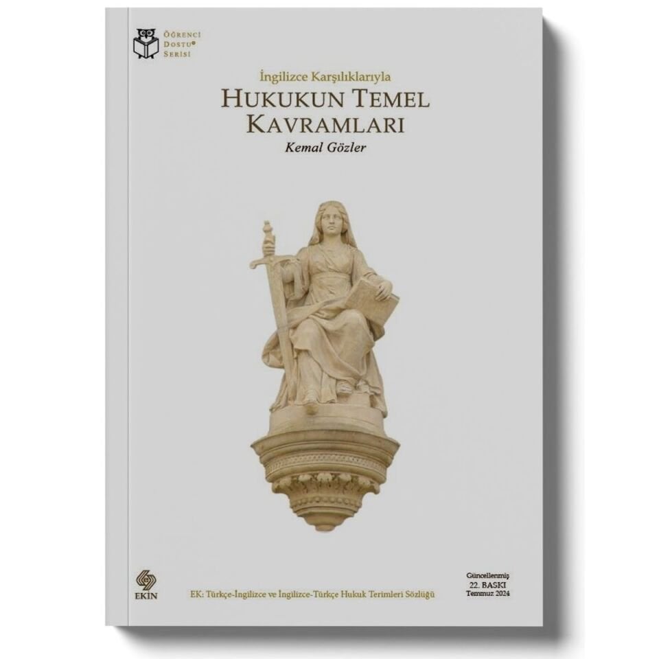 Hukukun Temel Kavramları(İngilizce Karşılıklarıyla)