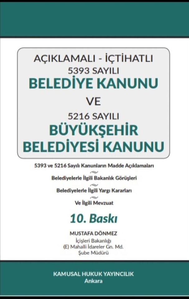 Belediye Kanunu ve Büyükşehir Belediyesi Kanunu
