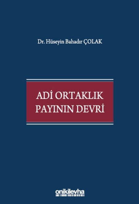 Adi Ortaklık Payının Devri