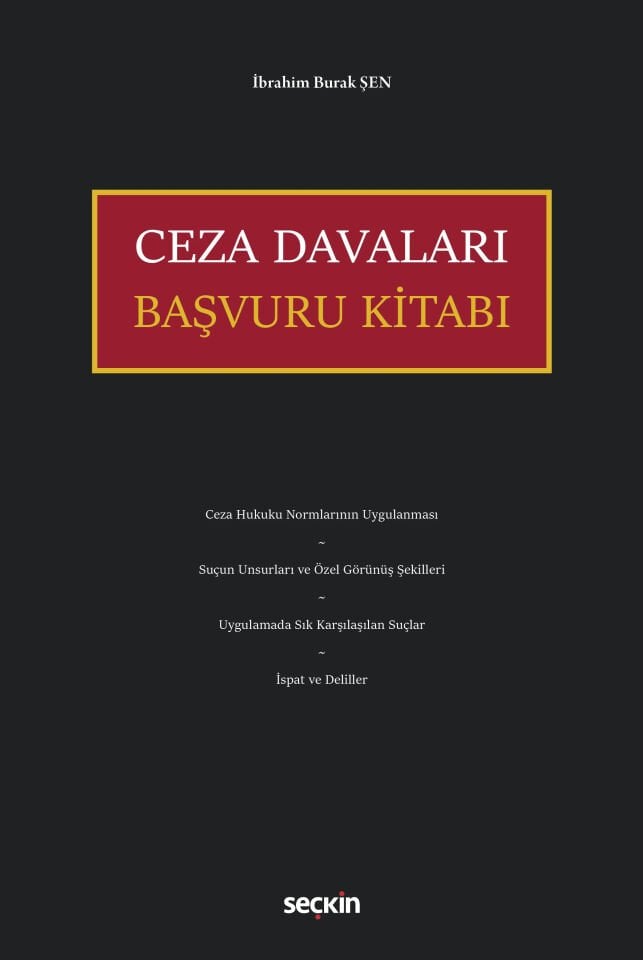Ceza Davaları Başvuru Kitabı