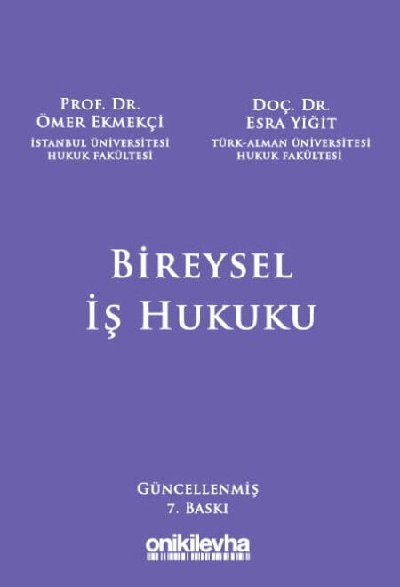 Bireysel İş Hukuku Dersleri