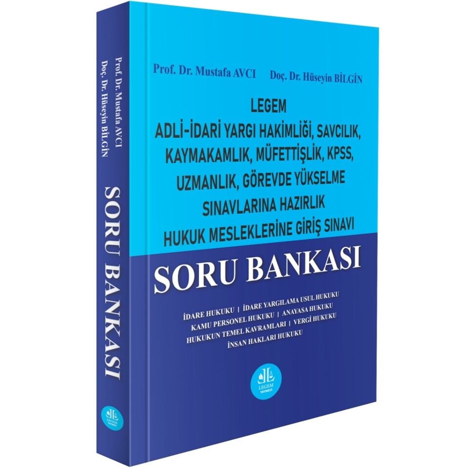 Adli - idari Yargı Hakimliği, Savcılık, Kaymakamlık, Müfettişlik, KPSS, Uzmanlık, Görevde Yükselme Sınavlarına Hazırlık Hukuk Mesleklerine Giriş Sınavı