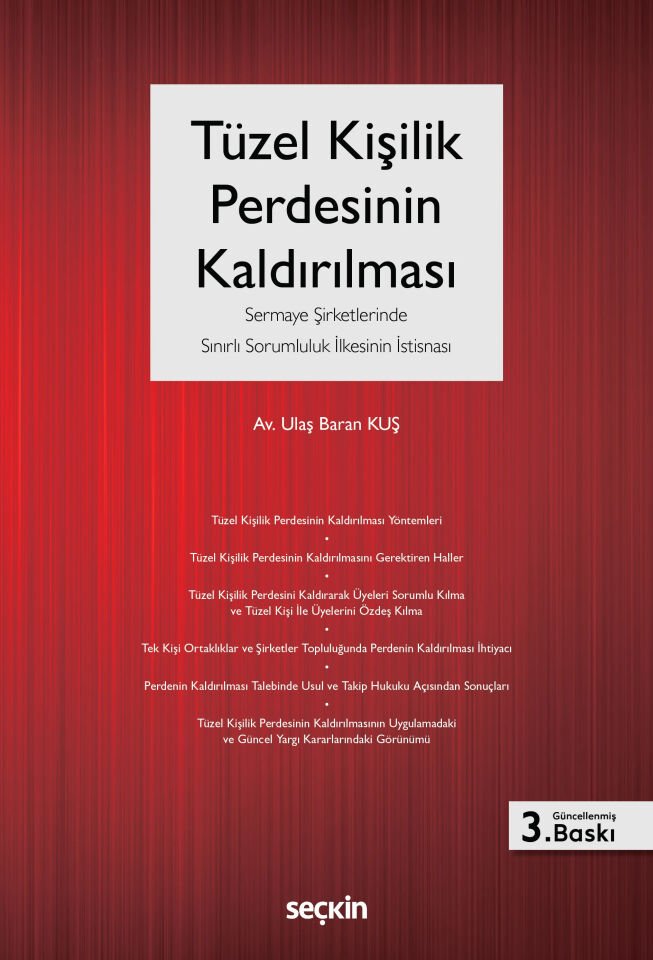Tüzel Kişilik Perdesinin Kaldırılması