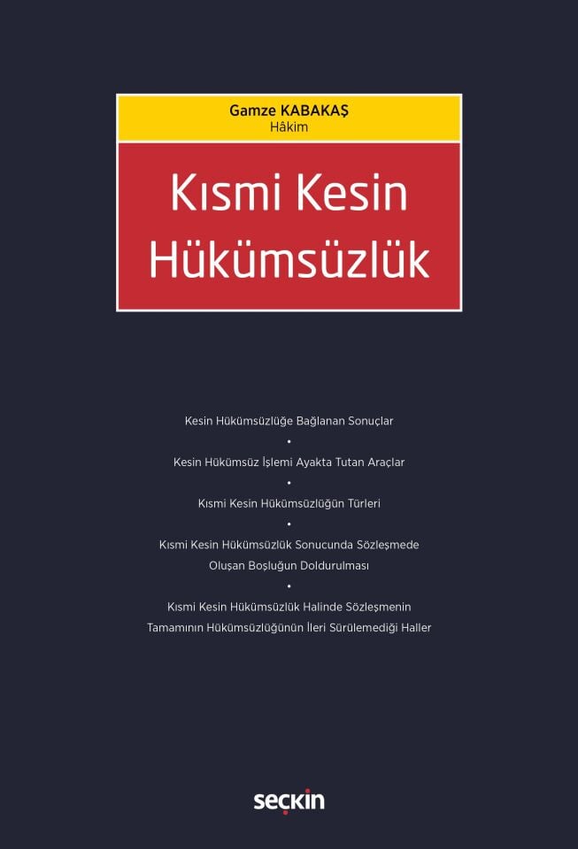 Kısmi Kesin Hükümsüzlük