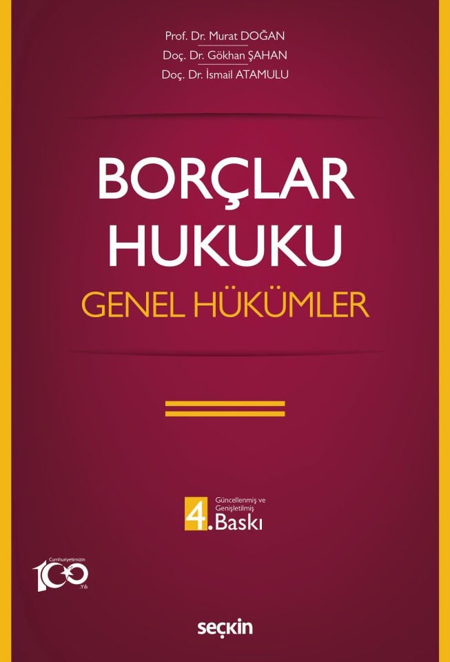 Borçlar Hukuku Genel Hükümler Ders Kitabı