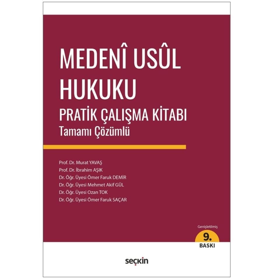 Medeni Usul Hukuku Pratik Çalışma Kitabı