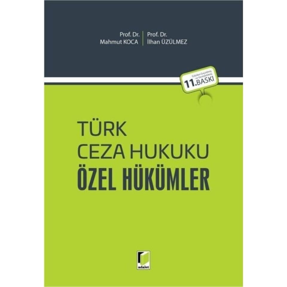 Türk Ceza Hukuku Özel Hükümler