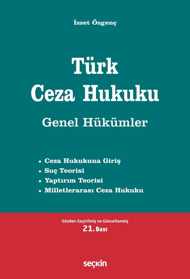 Türk Ceza Hukuku Genel Hükümler