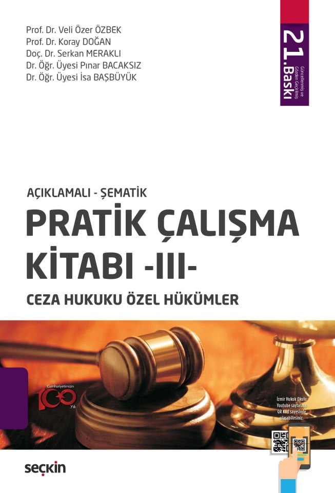 Pratik Çalışma Kitabı III (Ceza Hukuku Özel Hükümler)