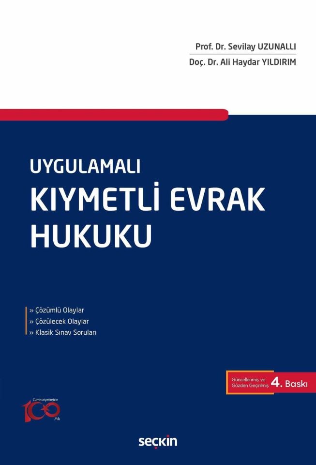 Uygulamalı Kıymetli Evrak Hukuku
