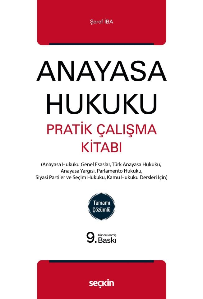 Anayasa Hukuku Pratik Çalışma Kitabı
