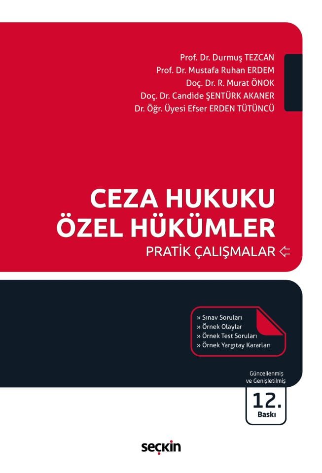 Ceza Hukuku Özel Hükümler Pratik Çalışmalar