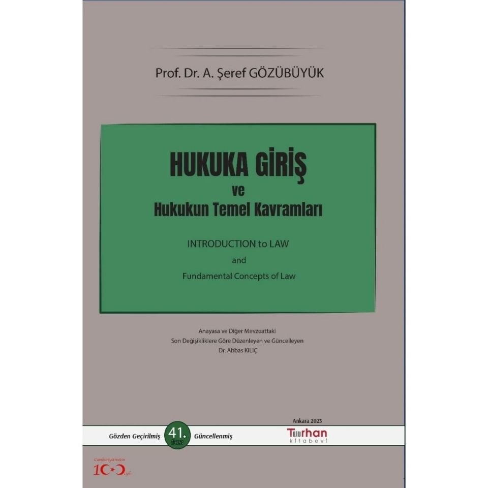 Hukuka Giriş ve Hukukun Temel Kavramları